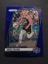 KRISTI TOLIVER 2024 Panini Prizm WNBA Blue Velocity Parallel #12 Mystics