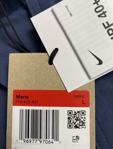 Nike ACG Pantaloni Uomo UV da Escursionismo Thunder Blu Taglia L FN2450-437 - Foto 14 di 21