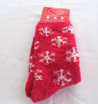 NWT SIZE 9-11 (SOCK SIZE) WOMEN'S SERPA SLIPPER SOCKS ~~ SNOWFLAKES | eBay