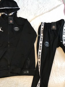 psg jordan tracksuit white