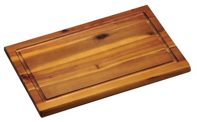 Kesper Schneidebrett Servierbrett Akazienholz 32x21 x1,5 cm Tranchierbrett 28180