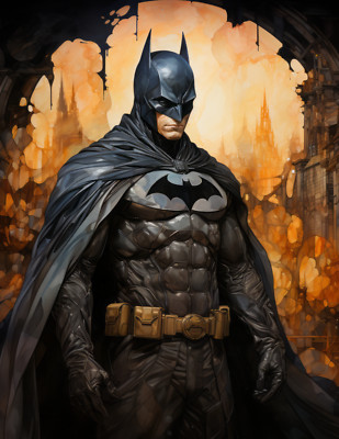 ''Batman 11'' 8.5'' x 11'' Fine Art Print Limited to Only 20 Hand-Numbered Copies