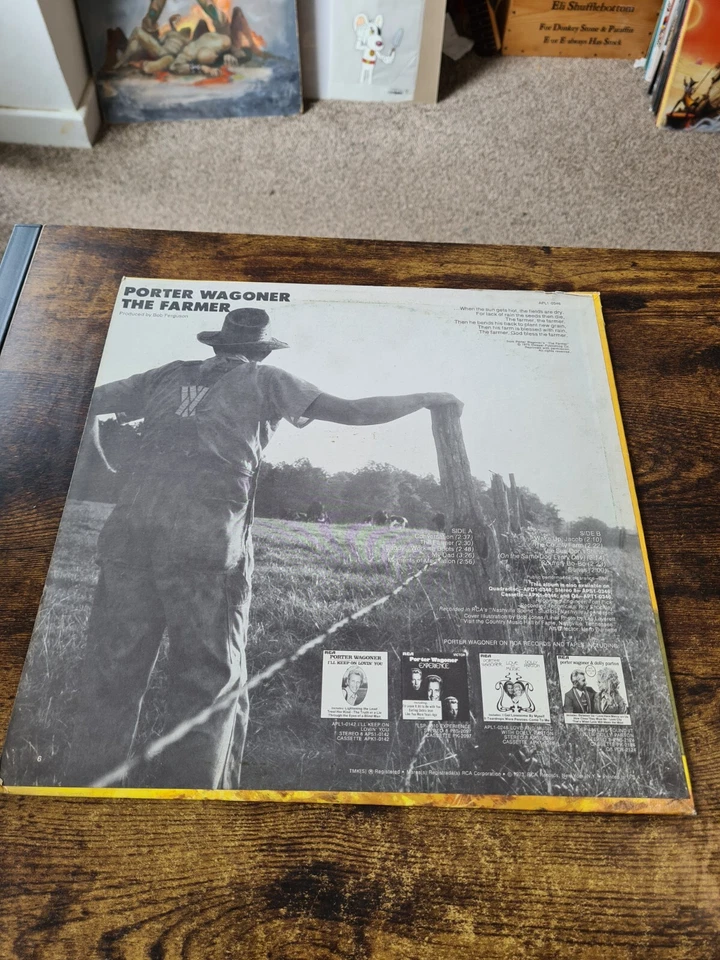 Porter Wagoner - The Farmer - RCA - APL10346 - USA - 1973 - Bluegrass - EX - Image 2 of 4