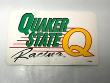 VTG QUAKER STATE  Racing MOTOR OIL Window Bumper  STICKER DECAL CAR RACING TEAM