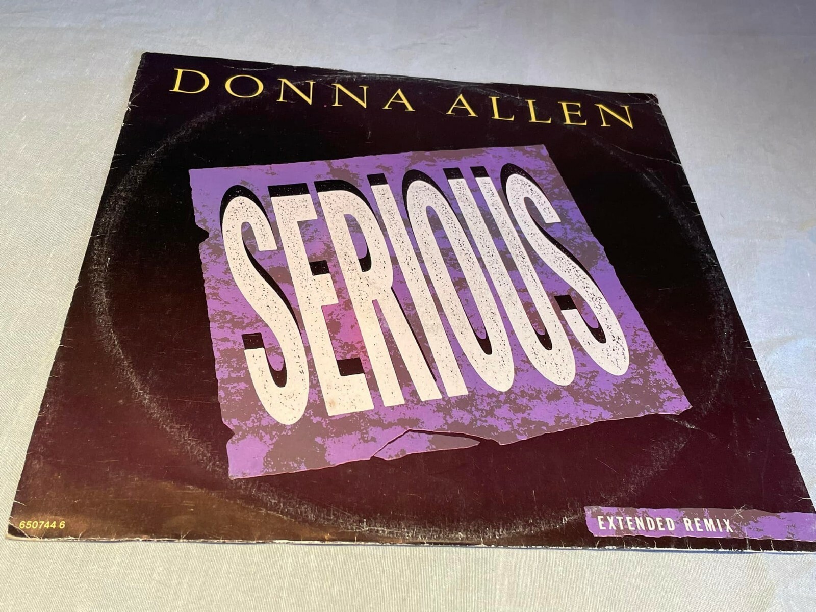 Donna Allen - Serious & Bad Love - Vinyl Record 12"" Single -1987 CBS Records
