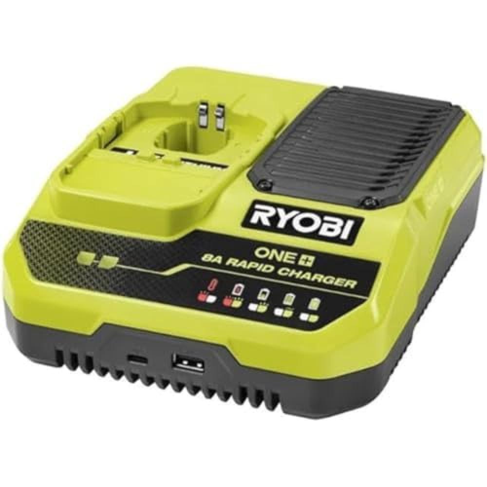 (TG. Sans batterie) Ryobi - Caricatore rapido Litio 18V 8.0A - Ricarica 1 batter