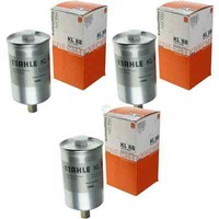 3X Mahle / Knecht Kraftstofffilter KL 88 Fuel Filter