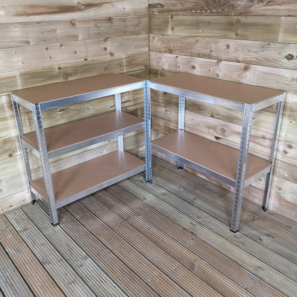 Garage Shelving 90cm x 180cm Heavy Duty 5 Tier Metal Racking ...