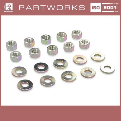 10x Zylinderkopfmutter + Unterlegscheibe für PORSCHE 924S 944 928 968 SET