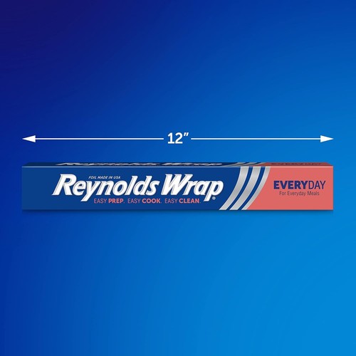 Rouleau De Papier Aluminium Reynolds Wrap Everyday Strength - 75 Pieds Carrés (Environ 7 M²), Neuf Scellé