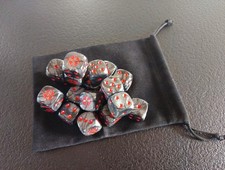 Warhammer 40K Adepta Sororitas Bloody Rose Würfel 16mm Neu 20 Stück mit Beutel 