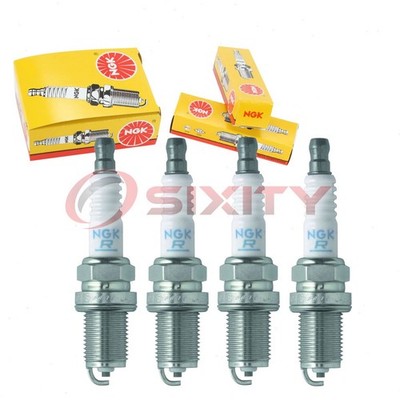 4 pcs NGK Standard Spark Plugs for 1993-2002 Mitsubishi Mirage 1.8L L4 - rj