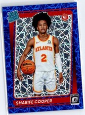 2021-22 Donruss Optic Sharife Cooper Blue Velocity #158 RC
