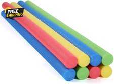 8 Pack Pool Noodles Foam Swim Noodles 52 Inch Swimming Pool Noodle Bulk Bright