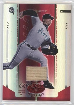 2004 Leaf Certified Materials Red Mirror Bat 126/150 Josh Beckett #110 0q3