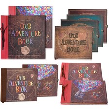 Xmas Gift Our Adventure Book Photo Album Scrapbook Kraft DIY Handmade Retro 2025
