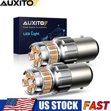 2x Amber Yellow 1156 Led Turn Signal Blinker Parking Light Bulb Extremely Bright 2x Amber Yellow 1156 Led Turn Signal Blinker Parking Light Bulb Extremely Bright