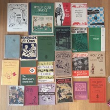 23 Boy Cub Scouts Vintage Books Job Lot