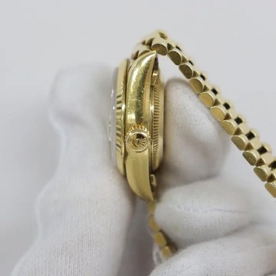 1980's Rolex 69178 Datejust President Lady's 18K Yellow Gold