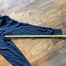 Victoria&rsquo;s Secret heather black Ribbed waist/legs Jogger pants w/pockets XS NWT