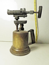 Antique Brass Blow Torch. This Still Works. Listing with Free ShIpping in USA.