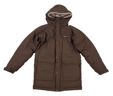 Patagonia Maniitok Expedition Down 650 Fill Parka Jacket Women's Medium Brown