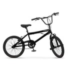 Kids BMX Bike Black 20" Childrens Boys Bicycle Adjustable Handle w/ Kick Stand