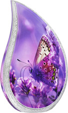 Cremation Urn for Ashes for Women  Men, Teardrop Urns for Human Ashes Adult Fem