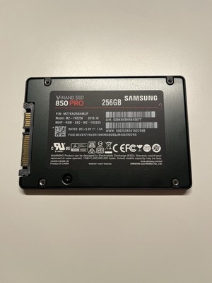 Samsung 850 Pro 256GB SSD Solid State Drive MZ-7KE256 2.5 Inch SATA