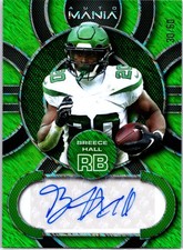 2022 Wild Card Auto Mania - Circle Sparkles Green #AM-C84 Breece Hall #/50