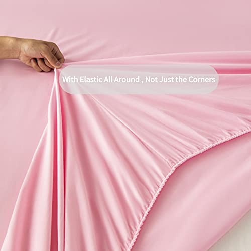 RYNGHIPY 6Pcs Gradient Glitter Comforter Sets for Teen Girls Full Size, Colorful - Bild 8 von 9