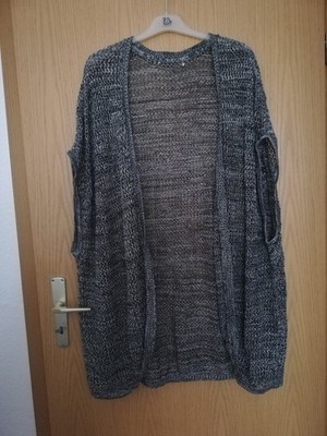 Schöne Damen Strickjacke Größe 2XL 50 Plus Size Curvy Big Girls Fashion Oberteil