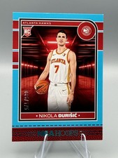 2024-25 Panini Nba Hoops - Rookies Nikola Durisic #273 Teal /175 (RC)