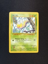 Weedle 069/102 - Base Set - Regular - Unlimited - WOTC - Pokémon TCG - LP