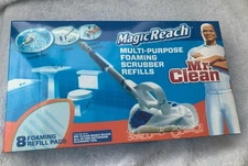 Mr. Clean Magic Reach Multi-Purpose Foaming Scrubber 8 Pack Refill NEW 