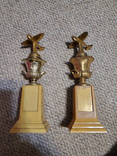 Vintage Dodge INC. Airplane Trophy Set Of 2