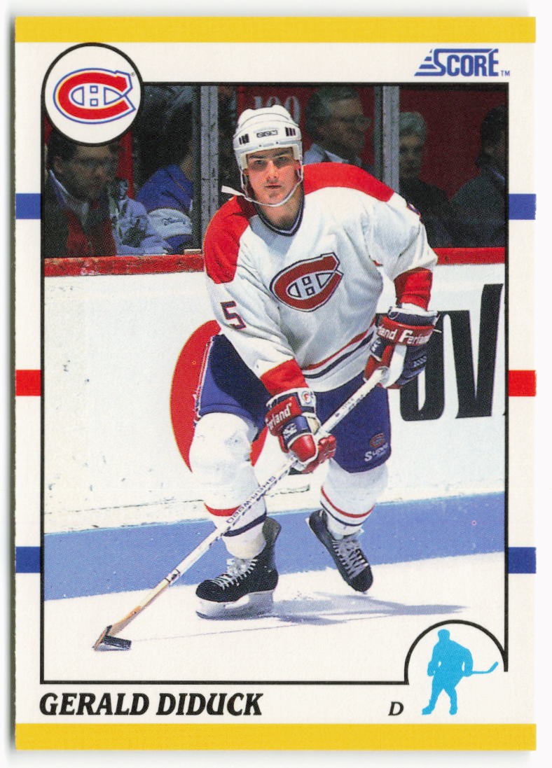 1990-91 Gerald Diduck Score Rookie and Traded - Montreal Canadiens