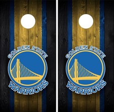 Golden State Warriors Cornhole Wrap Skin Decal Basketball Sports Board Sticker