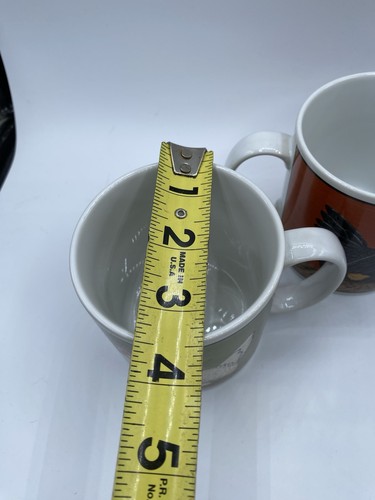 Set Of Four Henny Penny Warren Kimble Vintage 2000 Stoneware Mugs - Picture 7 of 12