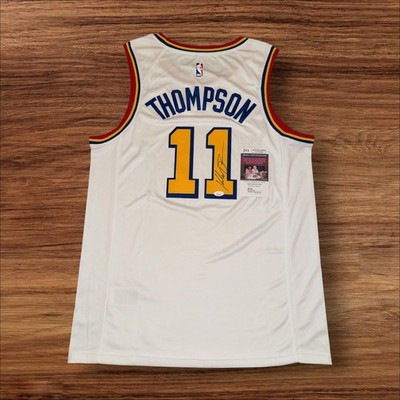 KLAY THOMPSON GOLDEN STATE WARRIORS SIGNED / AUTOGRAPHED JERSEY JSA COA!!