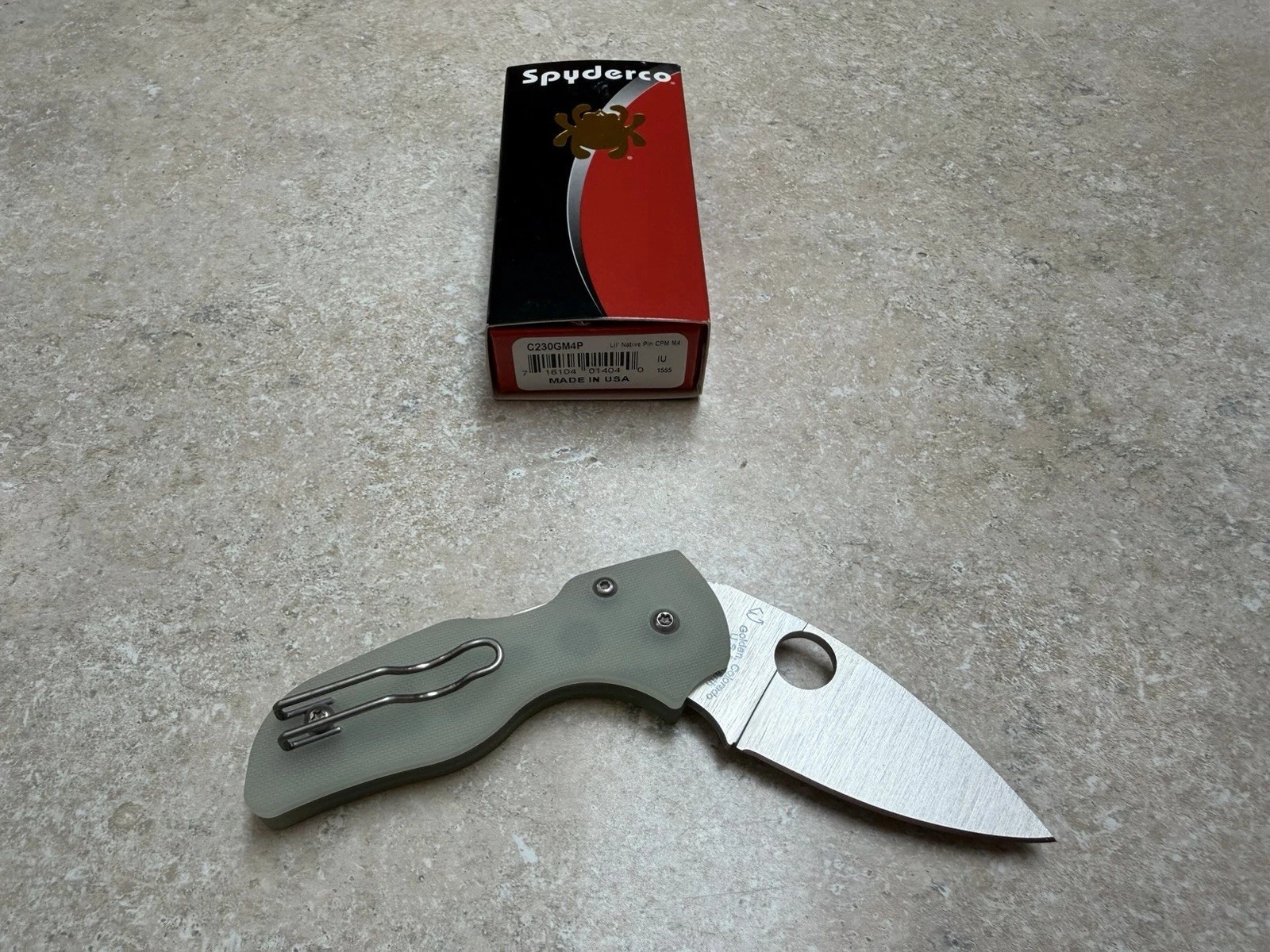 Spyderco Lil Native Blade HQ Exclusive Jade M4 C230GM4P New In Box