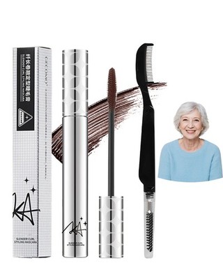 Mascara for Older Women 60 Plus,Brown Prime Waterproof Length and Volume Lash M