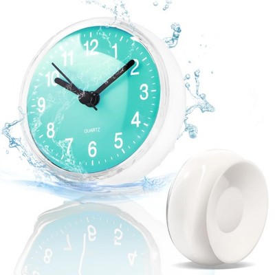 Waterproof Bathroom Shower Clock with Suction Cup for Toilet Kitchen Bathroom