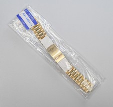 NOS Citizen Men's Gold Tone 18mm Bracelet Band 59-S00614 for Watch 4-S008891 