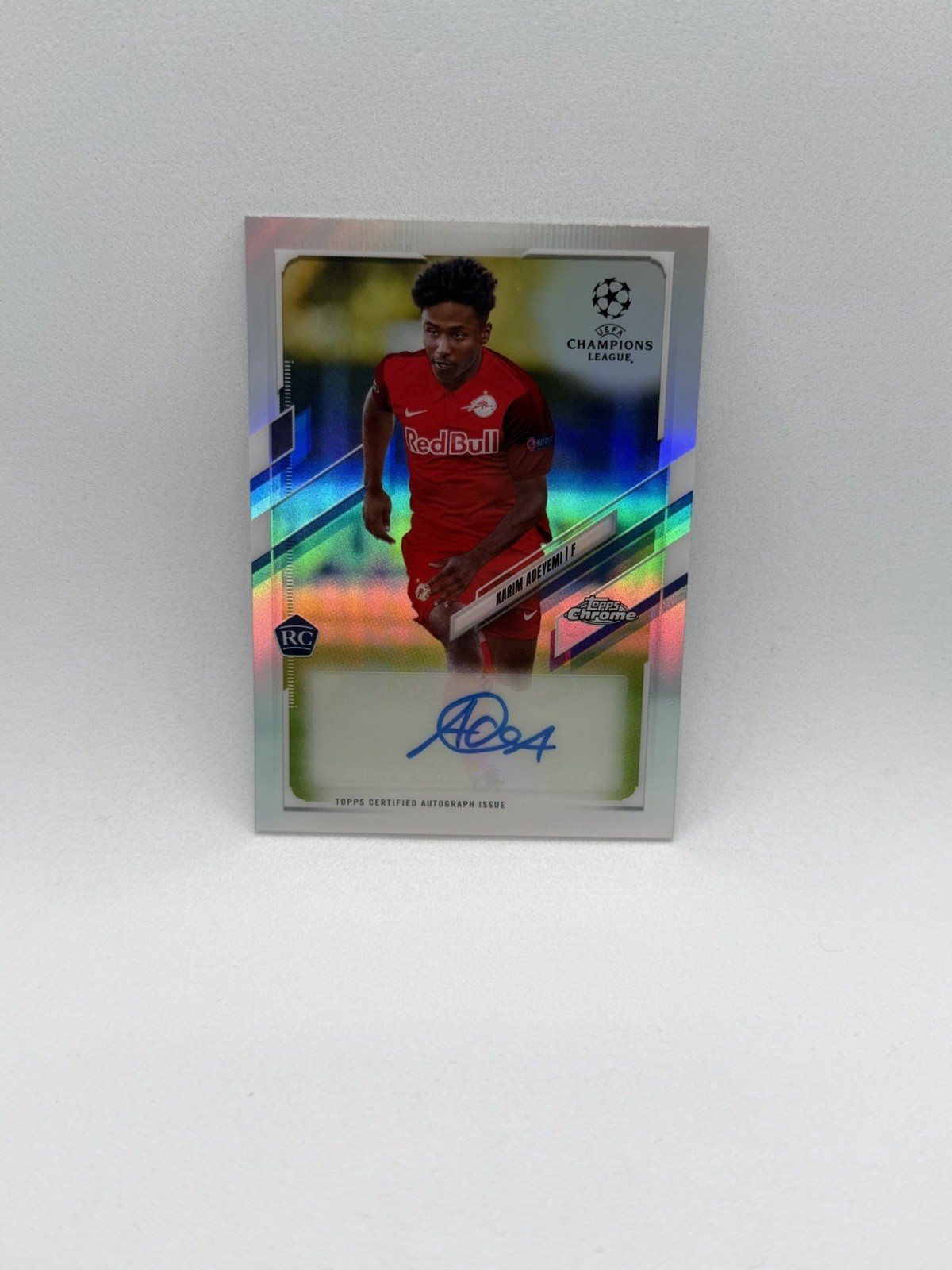 2020-21 Topps Chrome UEFA Champions League #CA-KA Karim Adeyemi Auto Rookie RC