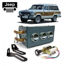  Willys-Overland Underdash Cab Heater Box Assembly Copper Fittings 12V CJ-3b