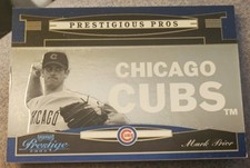 2005 Playoff Prestige Prestigious Pros  Mark Prior Blue 767/900 - Chicago Cubs