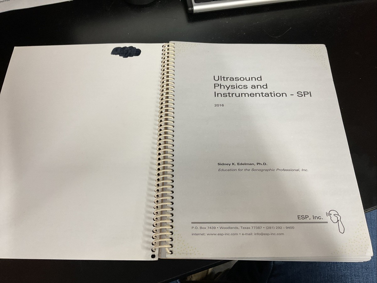 ESP Ultrasound Physics Book + CD Set + Unopened Quiz Card