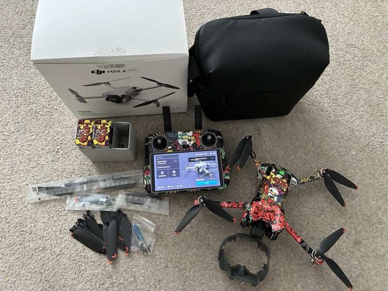 DJI Mini 4 Pro Flymore Combo RC2 Drone with Accessories (Unbound)