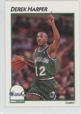 1991-92 NBA Hoops McDonald's Derek Harper #10 9wo